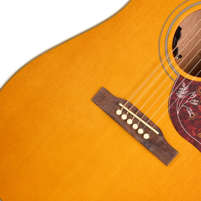 Epiphone - Hummingbird Studio Antique Natural #EASHBANNH1 — 8