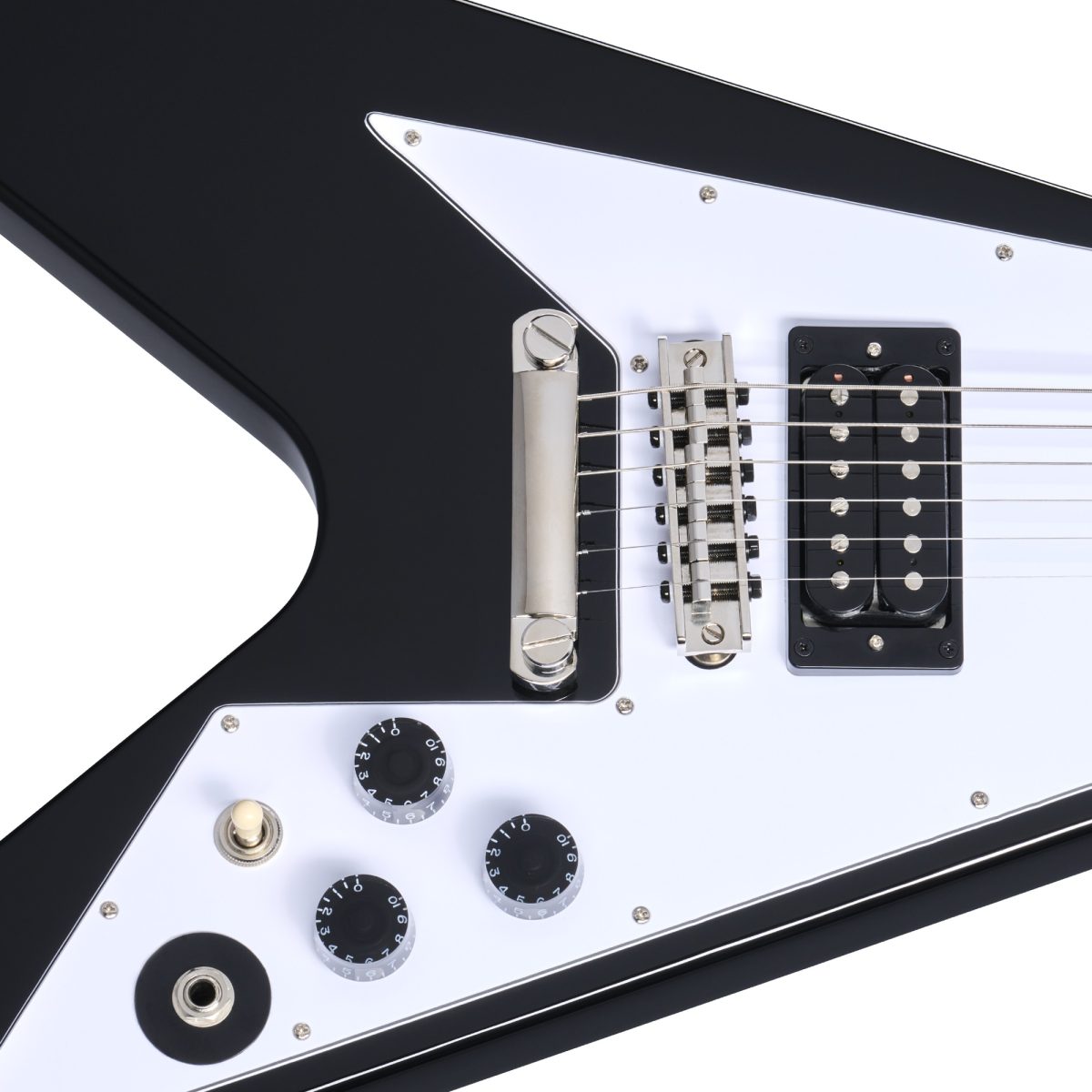 Epiphone - Kirk Hammett 1979 Flying V Ebony - EIGCKH79FVEBNH