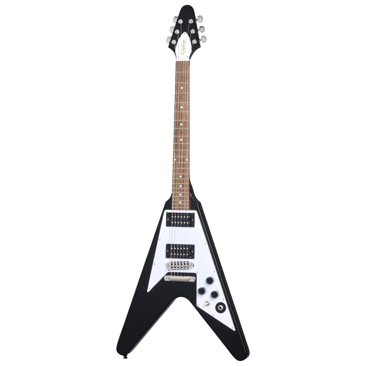 Epiphone - Kirk Hammett 1979 Flying V Ebony - EIGCKH79FVEBNH