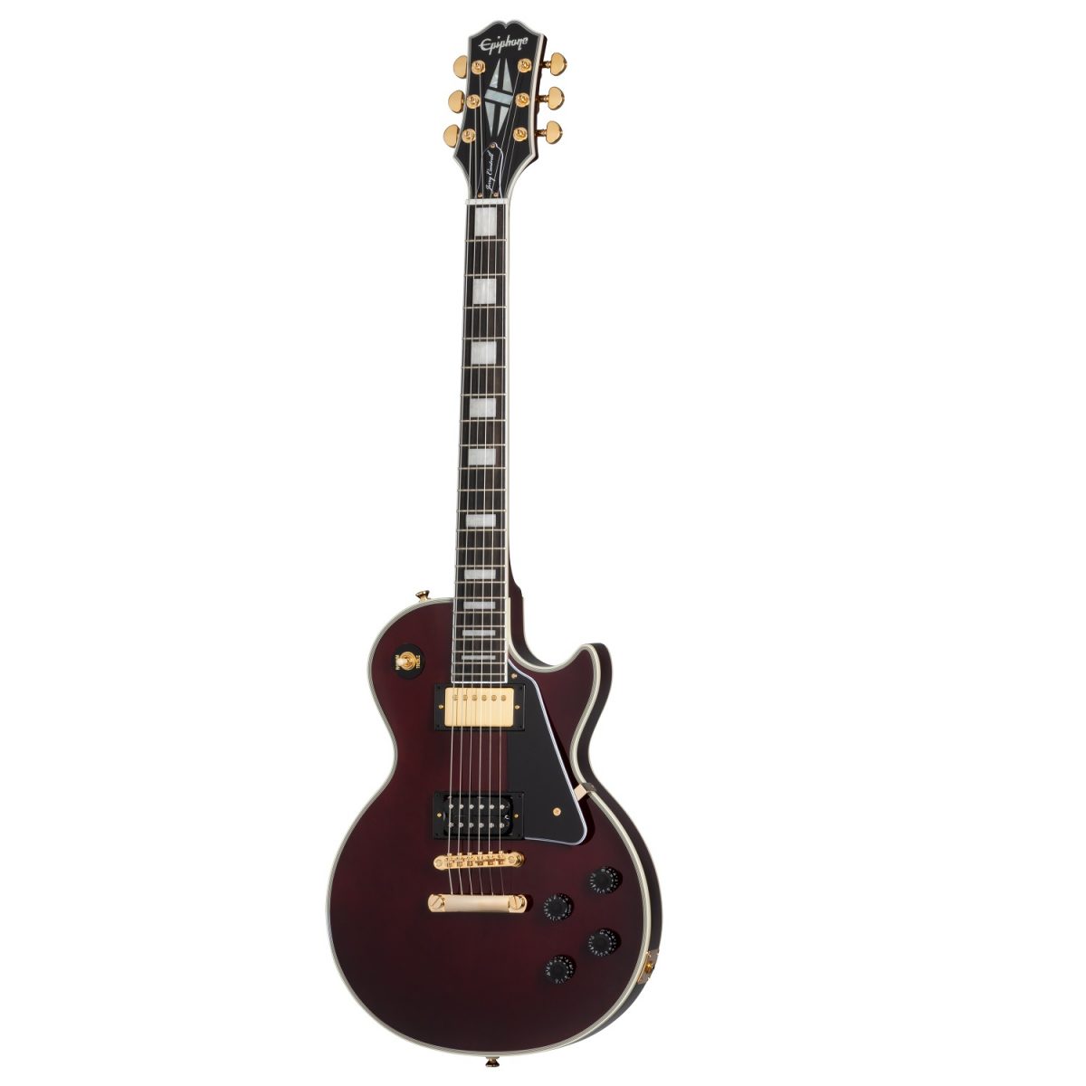 Epiphone - Jerry Cantrell "Wino" Les Paul Custom - Dark Wine Red - EIJCLCWRGH