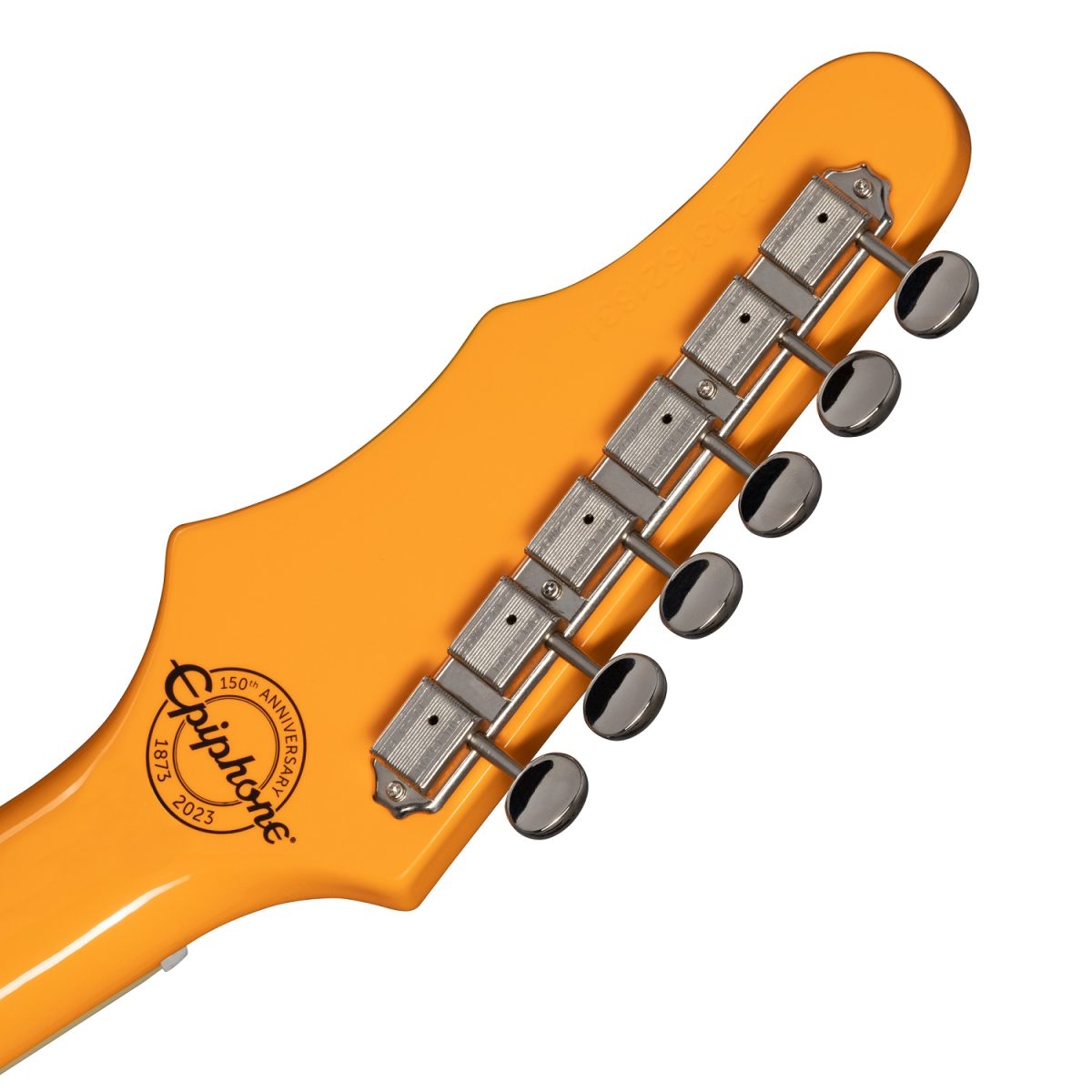 Epiphone - 150th Anniversary Crestwood Custom - California Coral Head Back