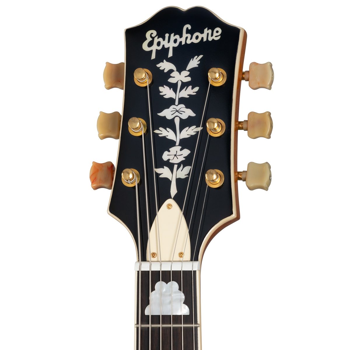 Epiphone - 150th Anniversary Zephyr DeLuxe Regent - Aged Antique Natural Head
