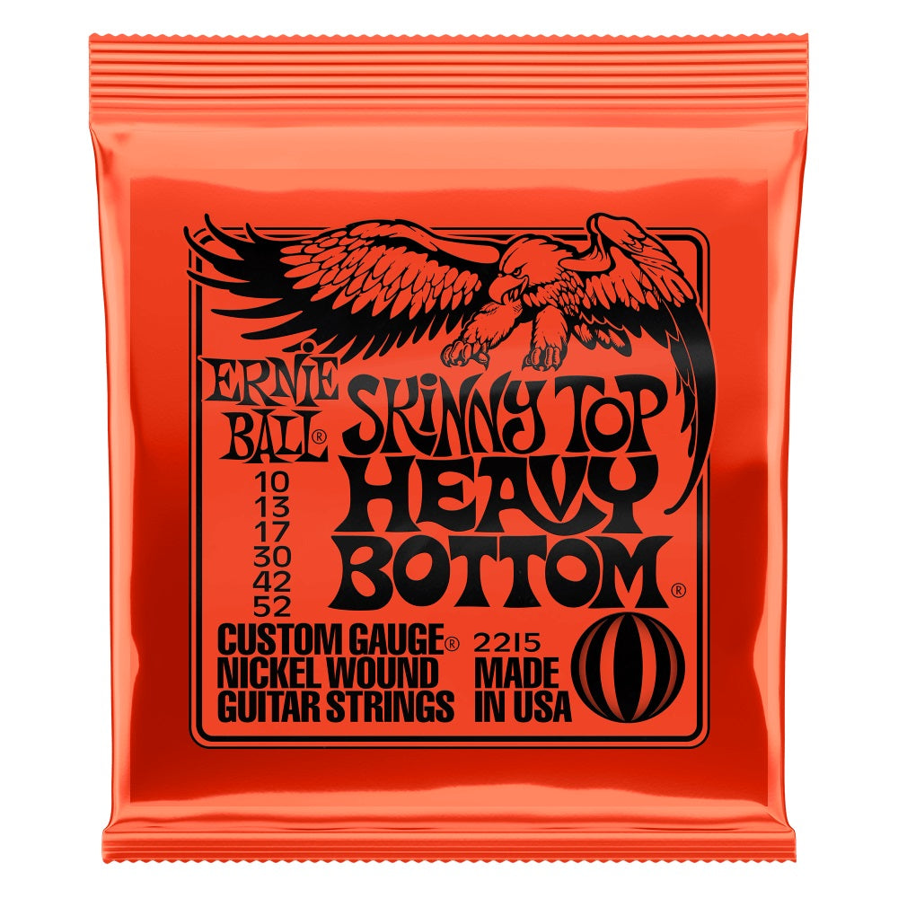 Ernie Ball - 10-52 Slinky Nickel Wound Electric Guitar Strings - Skinny Top Heavy Bottom #P02215
