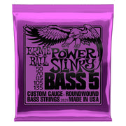 Ernie Ball - 50-135 Power Slinky 5-String Nickel Wound Electric Bass Strings #P02821
