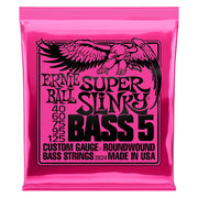 Ernie Ball - 40-125 Super Slinky 5-String Nickel Wound Electric Bass Strings #P02824