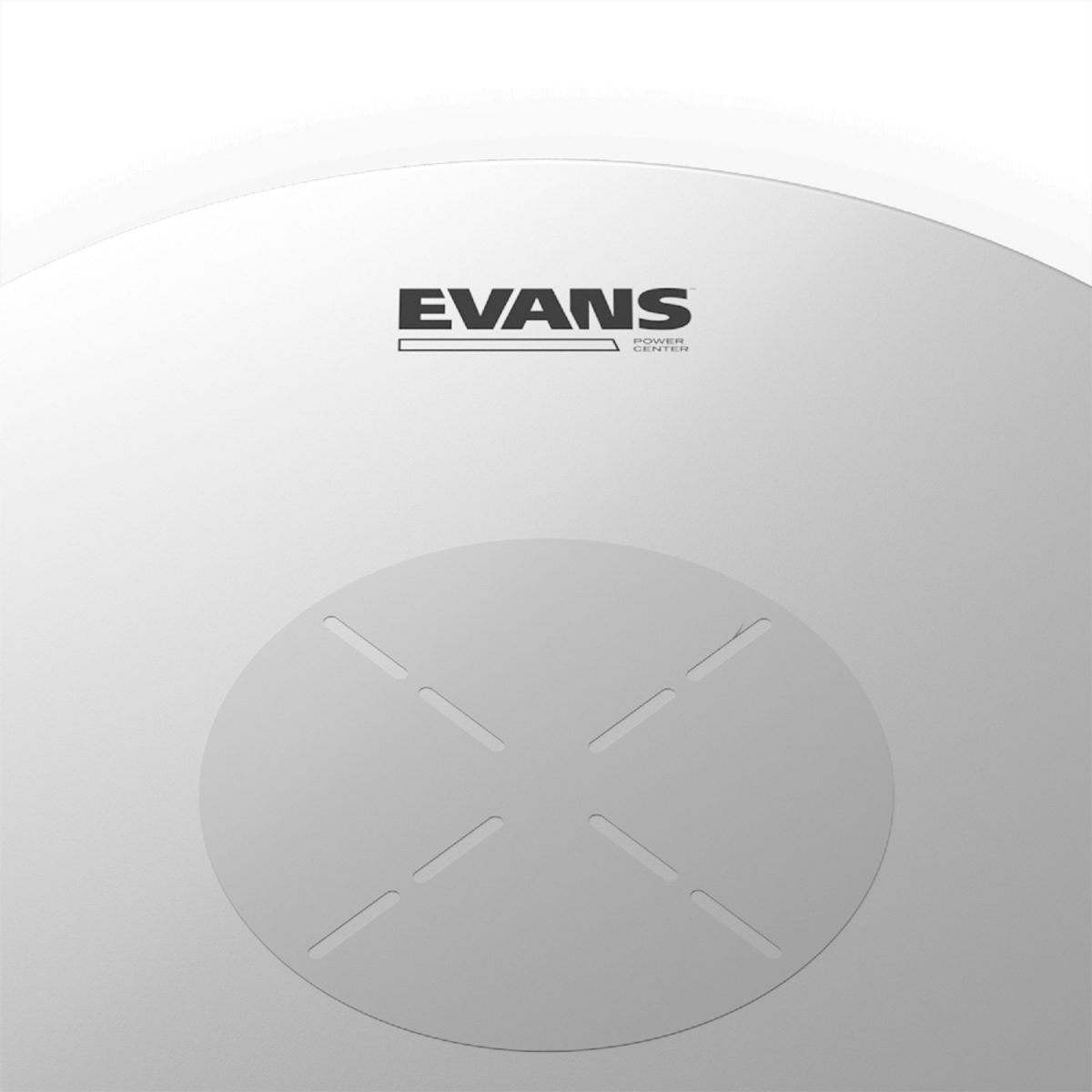 Evans - Power Center 14" Coated Drumhead - B14G1D Label