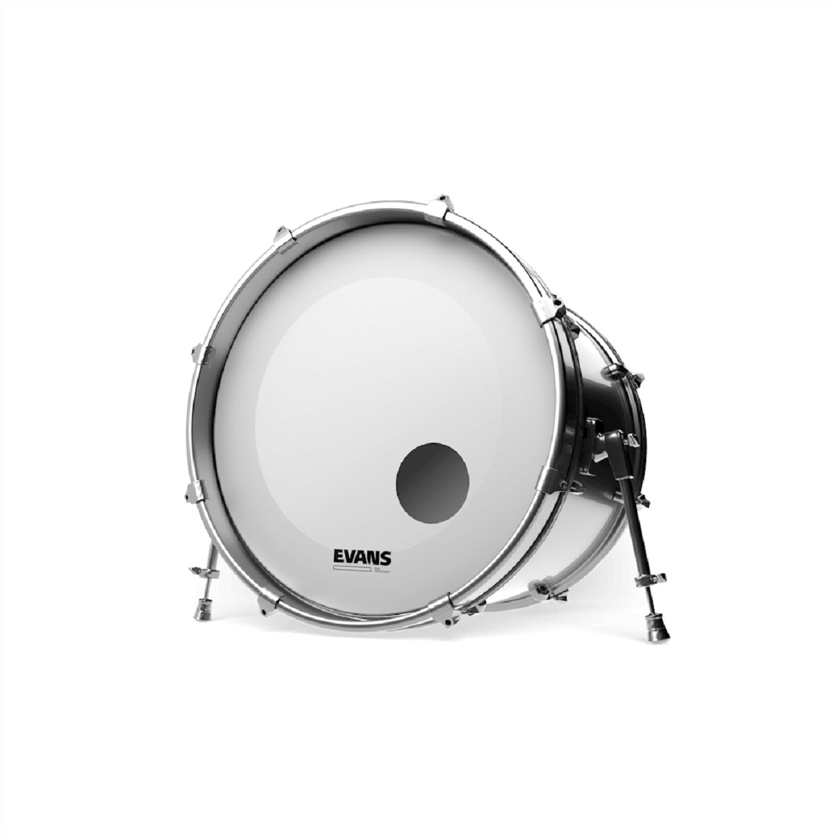 Evans - EQ3 Resonant Coated Bass - BD-RGCW On Kick