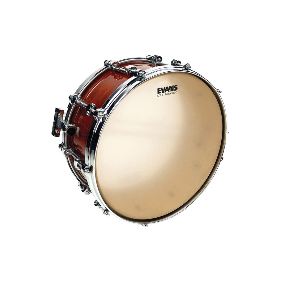 Evans - 14'' Strata 1000 Coated Snare Batter - CT14S On Snare