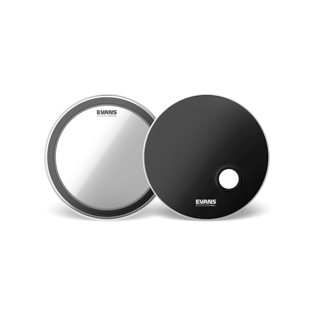 Evans - 22" EMAD2 Clear System Pack Bass Drumheads - EBP-22EMAD2SYS