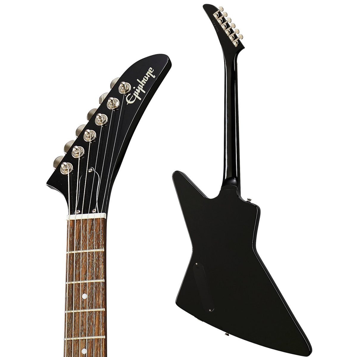 Epiphone Explorer - Ebony - EIXPEBNH-neck