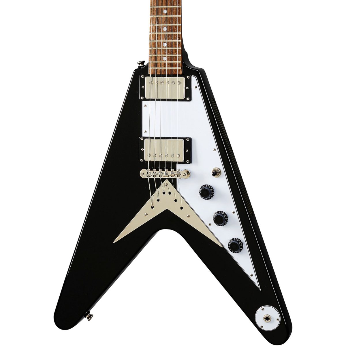 Epiphone Flying V - Ebony - EIFVEBNH-front2
