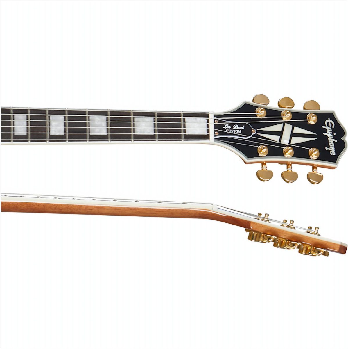 Epiphone Les Paul Custom Koa – Natural - neck