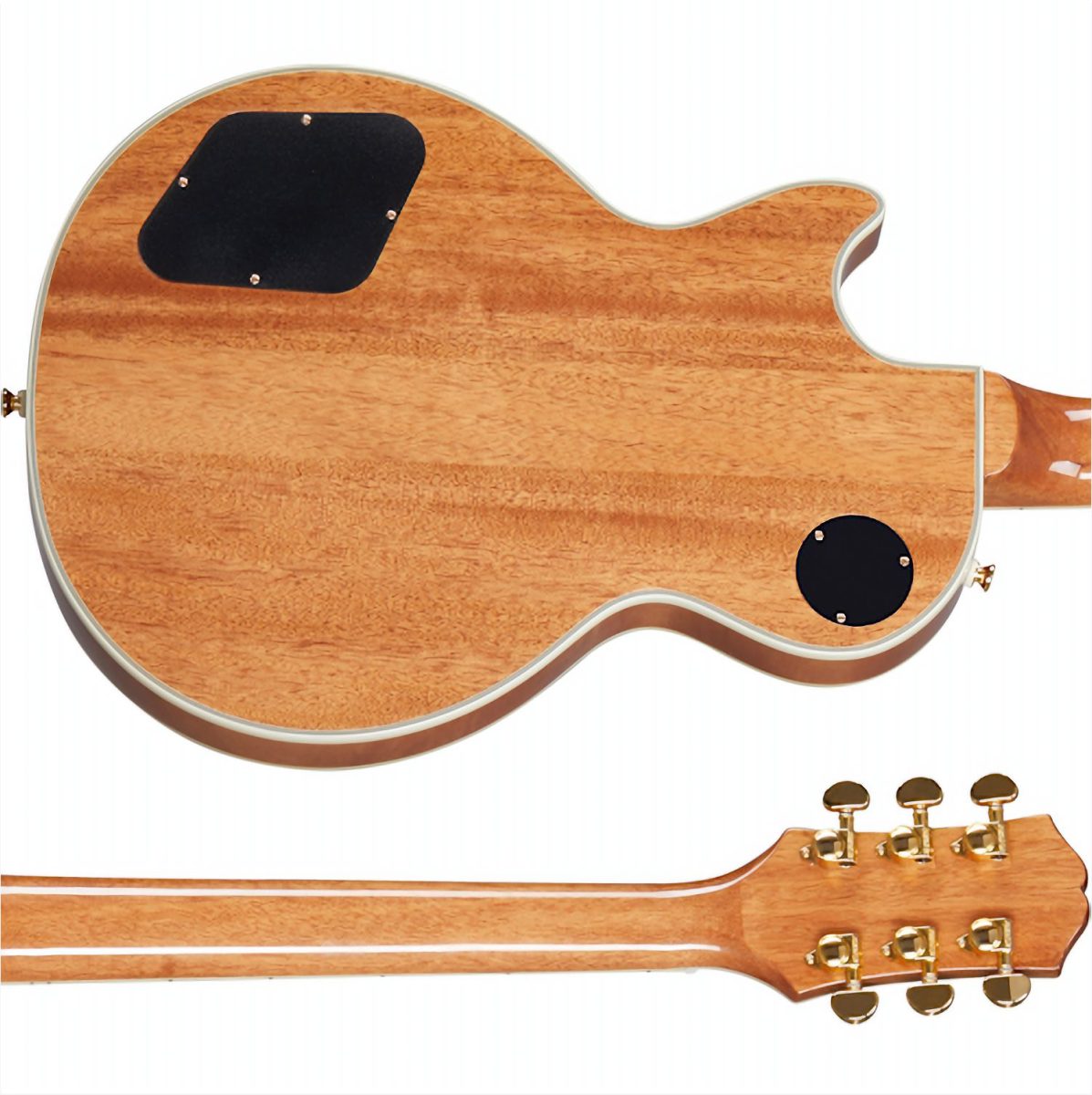 Epiphone Les Paul Custom Koa – Natural - back