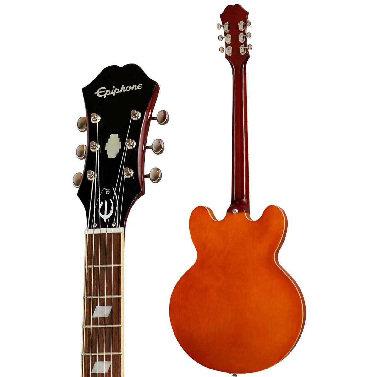Epiphone Riviera - Royal Tan- EORRTNH-neck