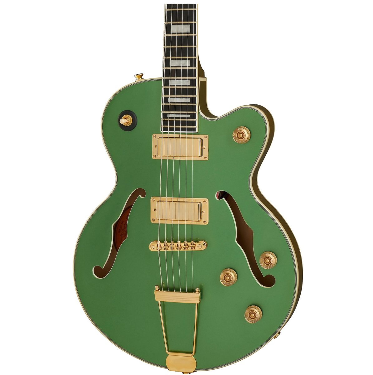 Epiphone Uptown Kat ES - Emerald Green - ETUKEGGH-front2