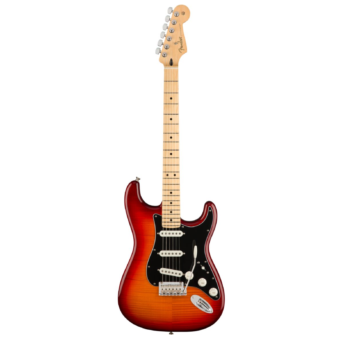 Fender Player Stratocaster® Plus Top, Maple Fingerboard, Aged Cherry Burst