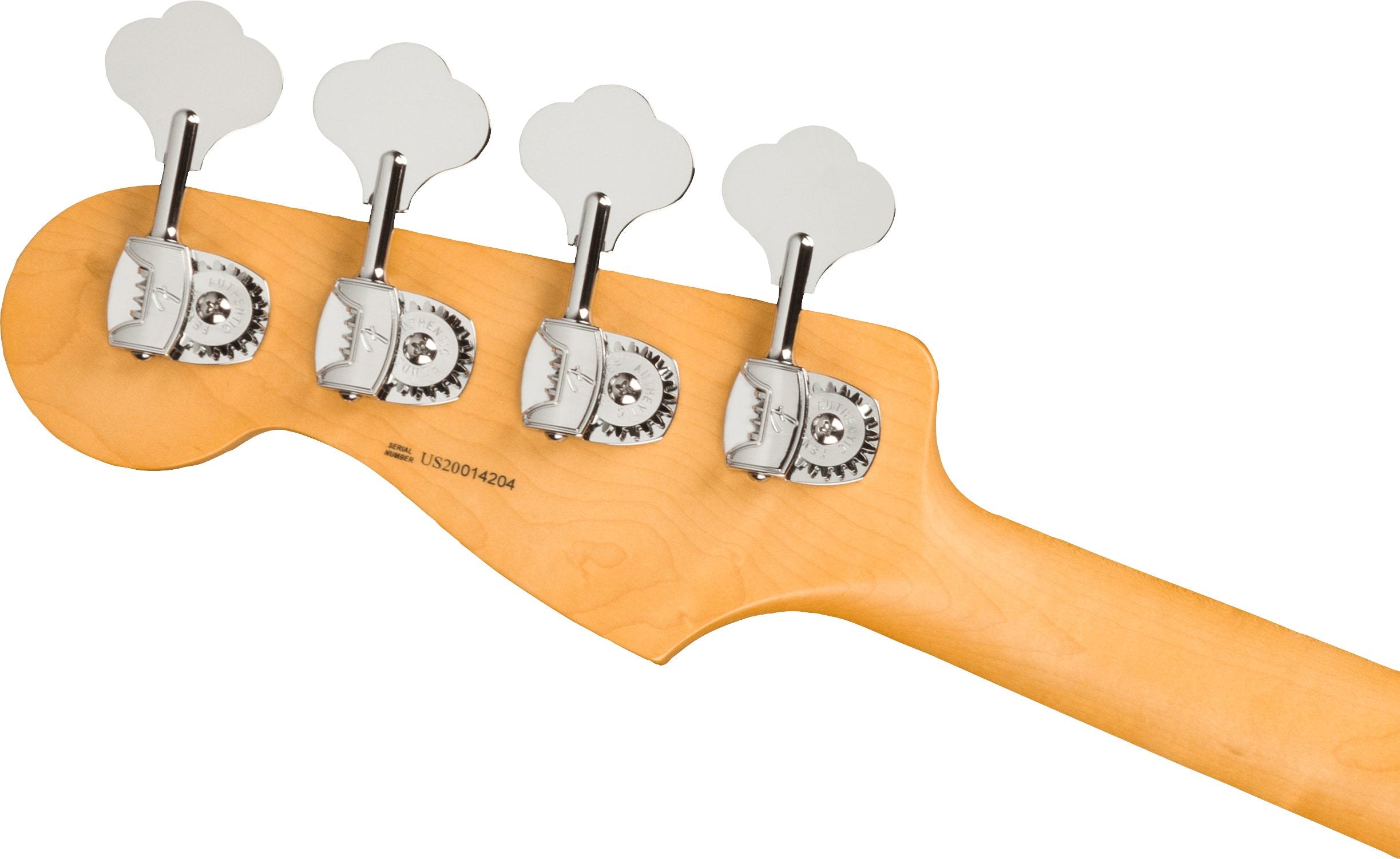 Fender American Professional II Jazz Bass Roasted Pine back head