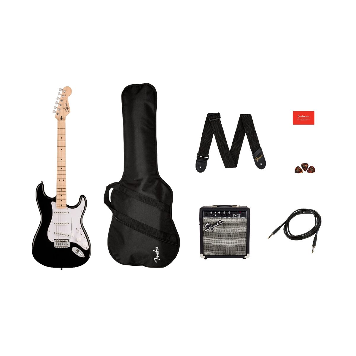 Squier - Sonic™ Stratocaster® Pack - Black - 0371720006