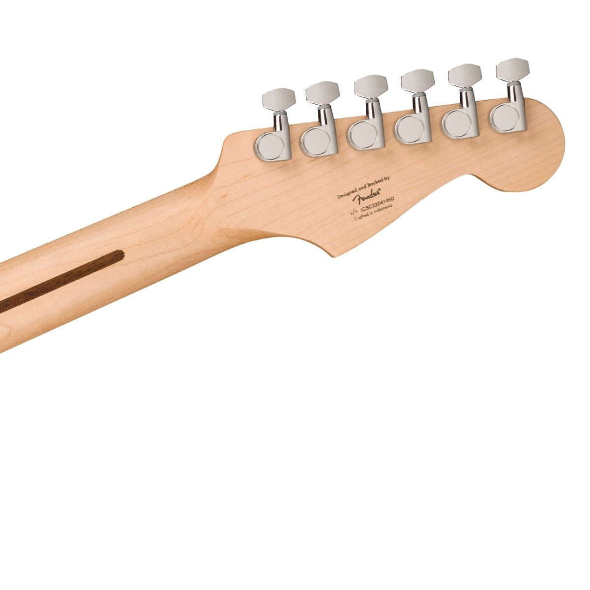 Squier - Sonic Stratocaster Left-Handed Black - 0373162506 Head Back