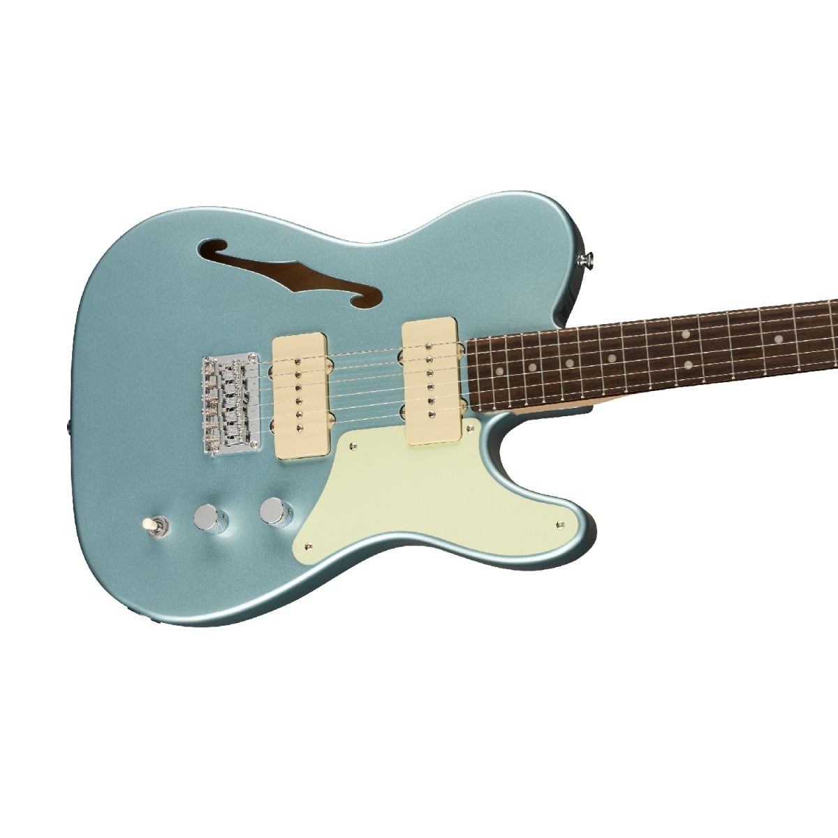 Squier - Paranormal Cabronita Telecaster Thinline - Ice Blue Metallic - 0377021983 Body