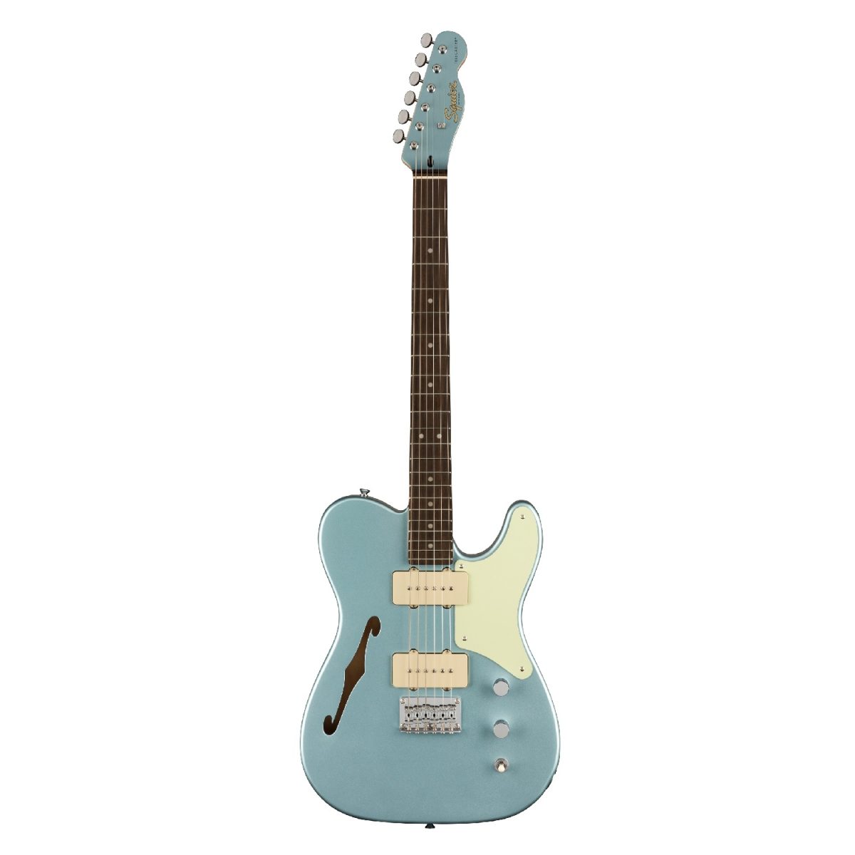 Squier - Paranormal Cabronita Telecaster Thinline - Ice Blue Metallic - 0377021983