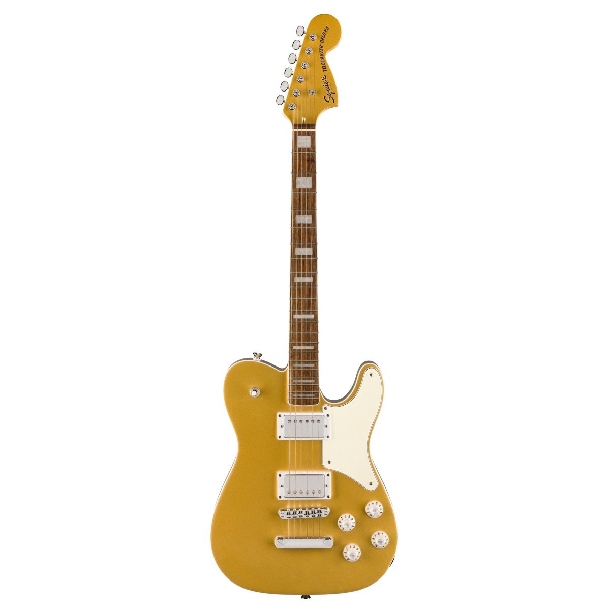 Squier - Limited Edition Paranormal Troublemaker Telecaster Deluxe - Aztec Gold #0377025578
