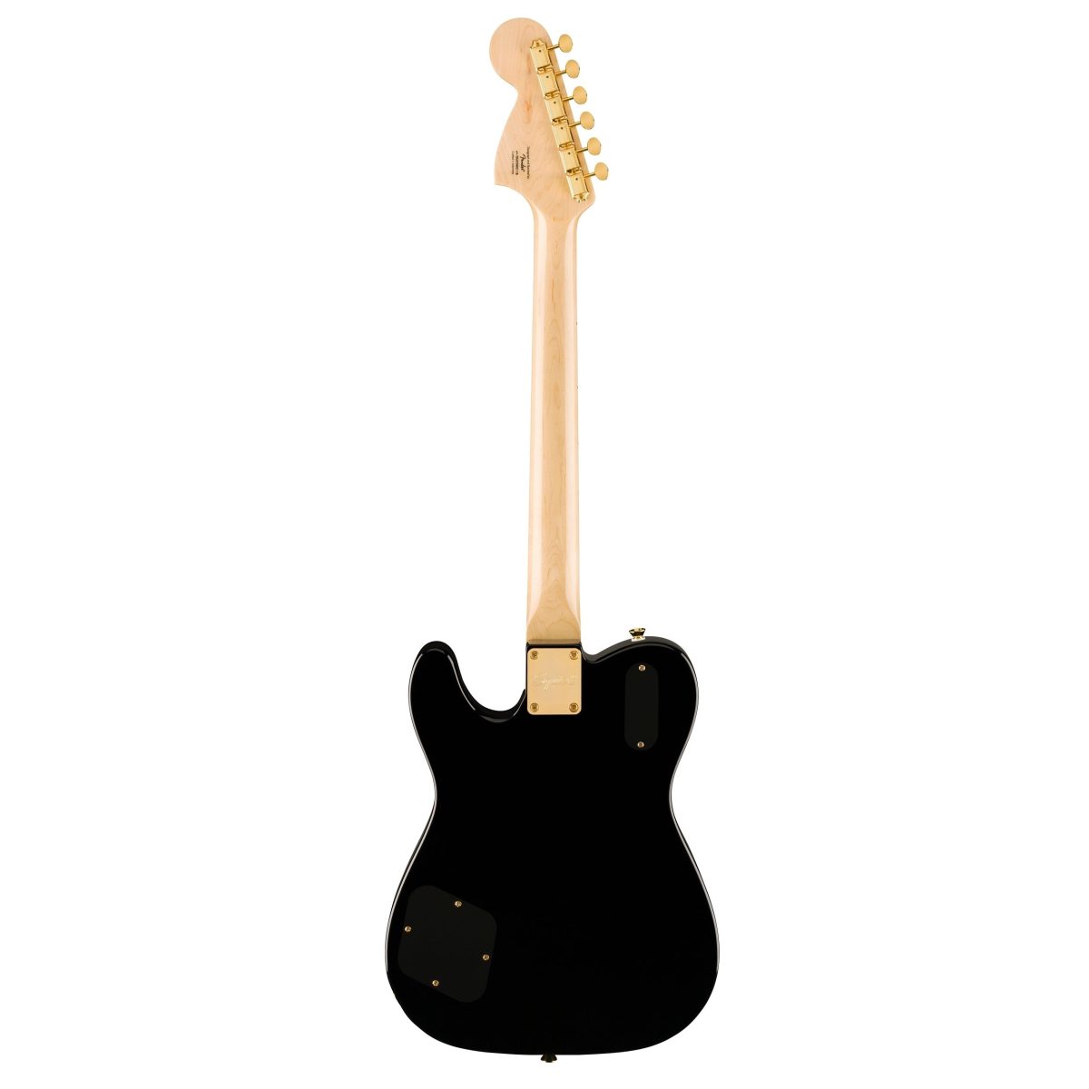 Squier - Limited Edition Paranormal Troublemaker Telecaster Deluxe - Black #0377026506