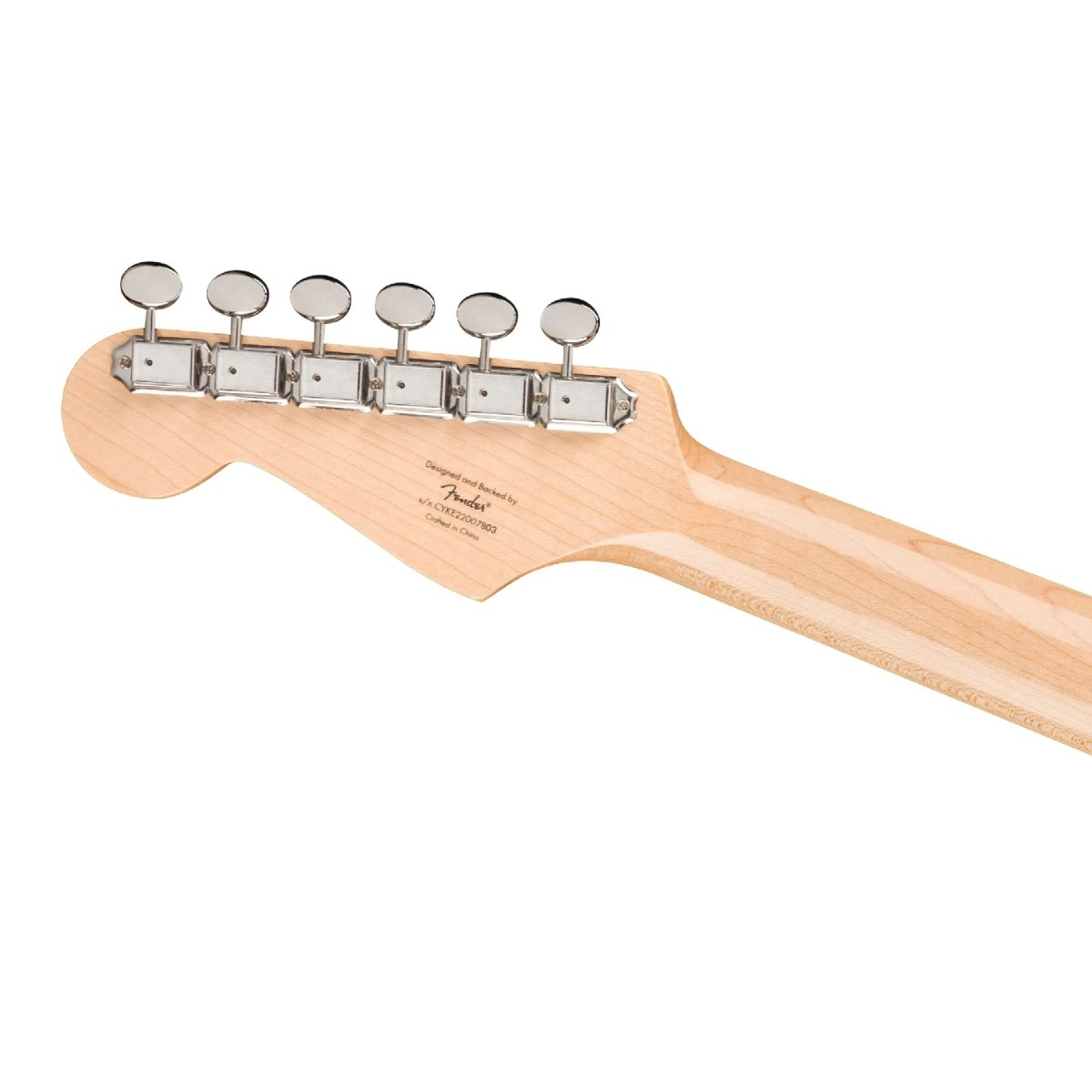 Squier - Paranormal Custom Nashville Stratocaster - Aztec Gold - 0377040578 Head Back