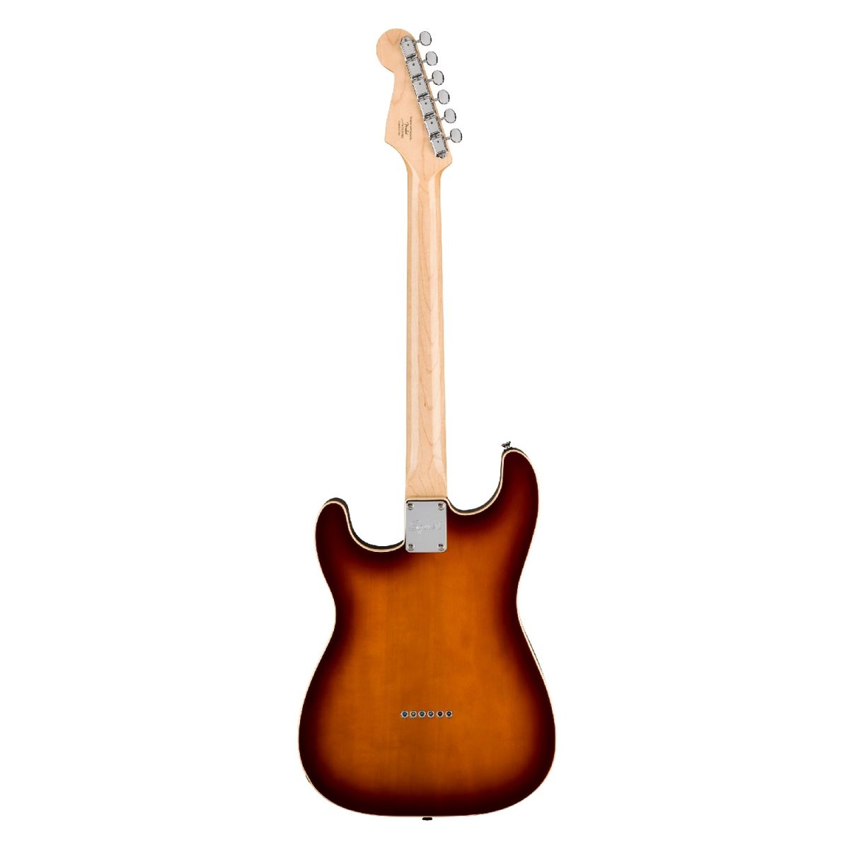 Squier - Paranormal Custom Nashville Stratocaster - Chocolate 2-Color Sunburst - 0377042516 Back