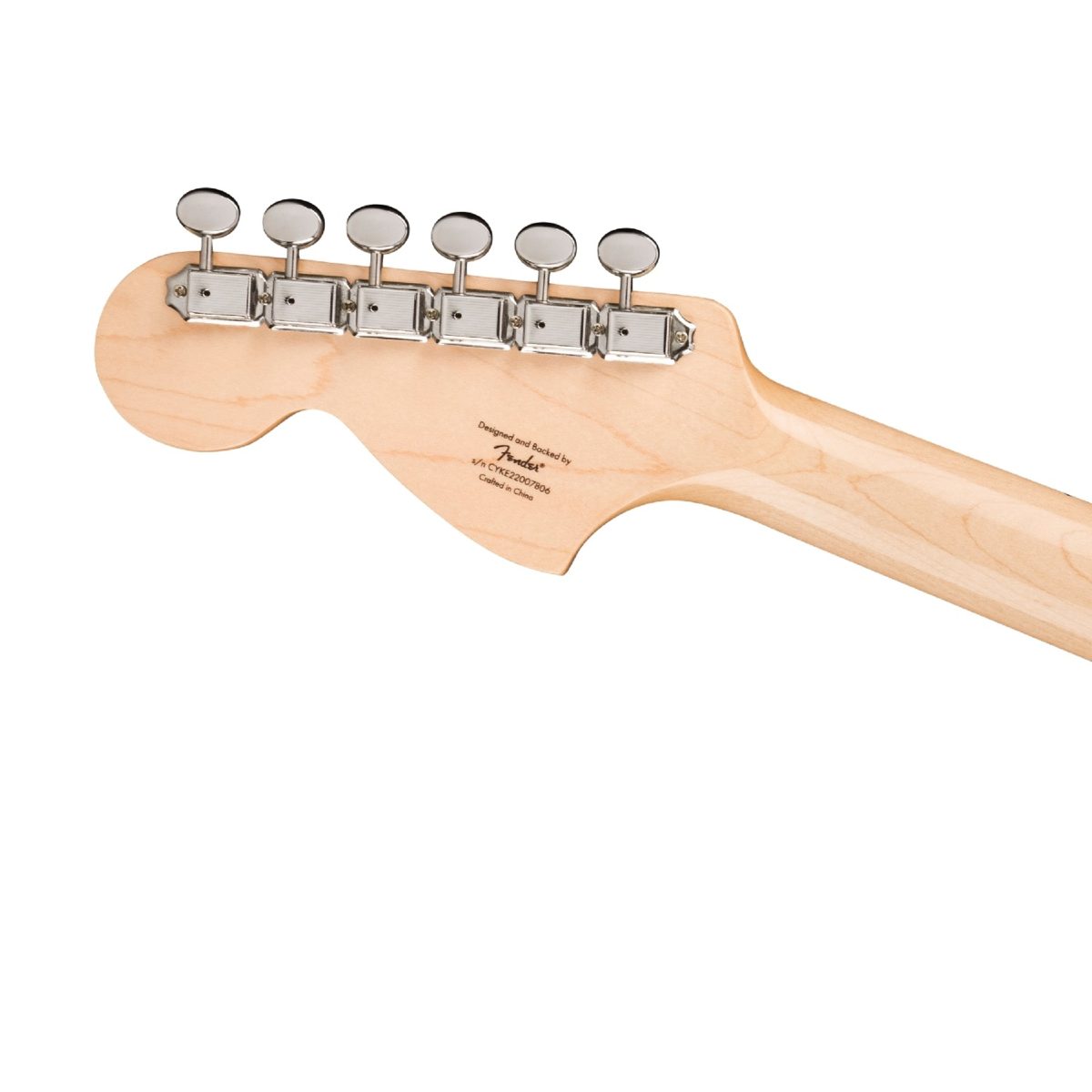 Squier - Paranormal Esquire Deluxe - Metallic Black - 0377045565 Head Back