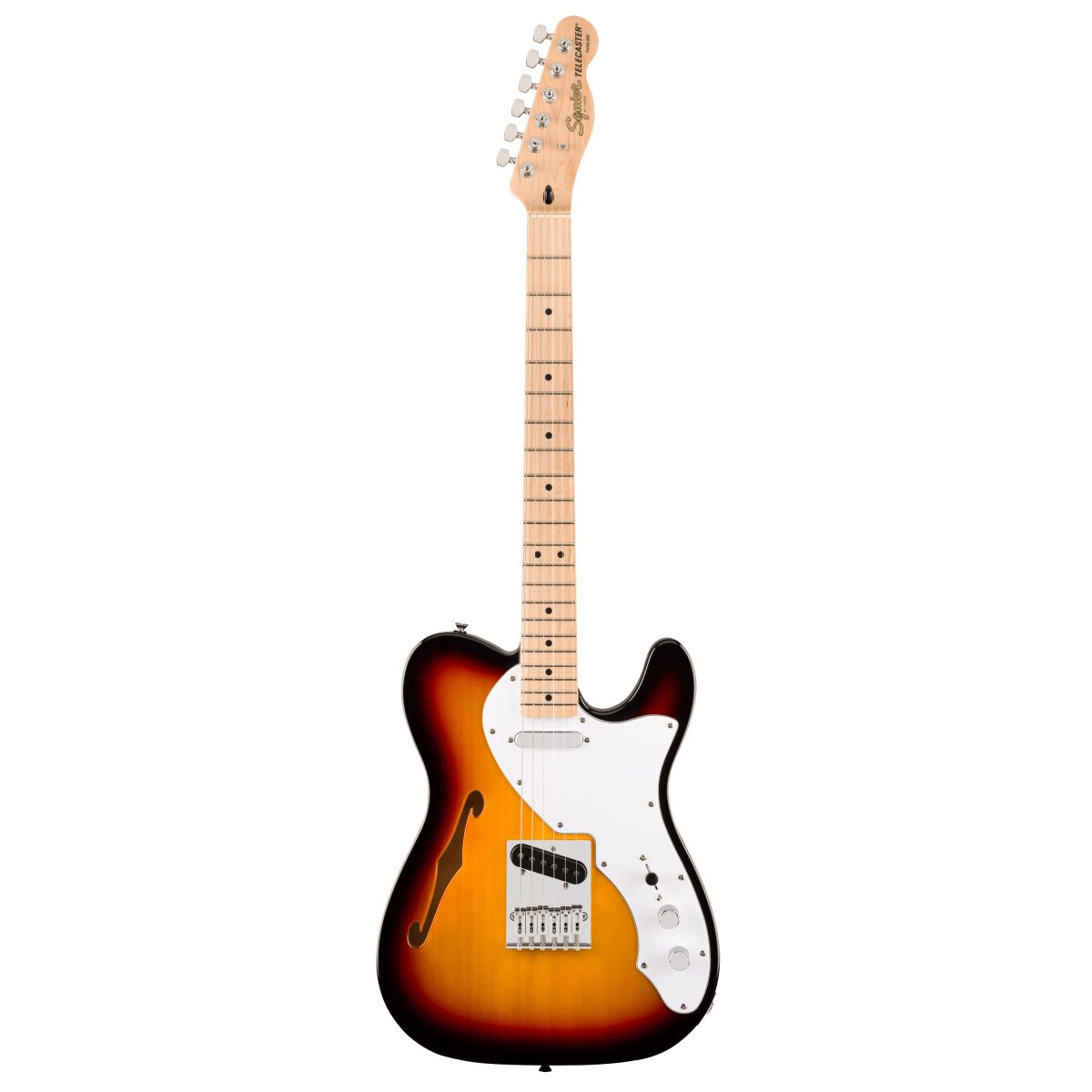 Squier - Affinity Series Telecaster Thinline - 3-Color Sunburst #0378272500 — 1