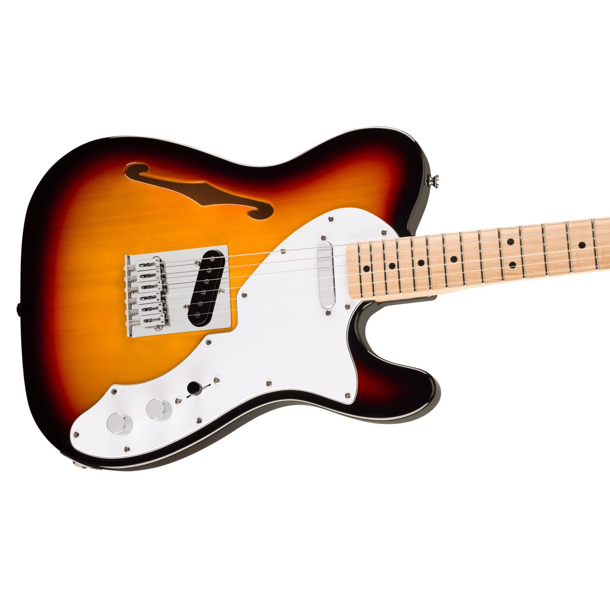 Squier - Affinity Series Telecaster Thinline - 3-Color Sunburst #0378272500 — 3