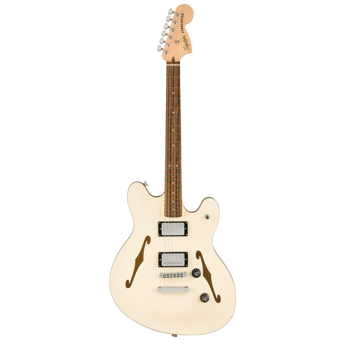 Squier - Affinity Series Starcaster Deluxe - Olympic White #0378450505