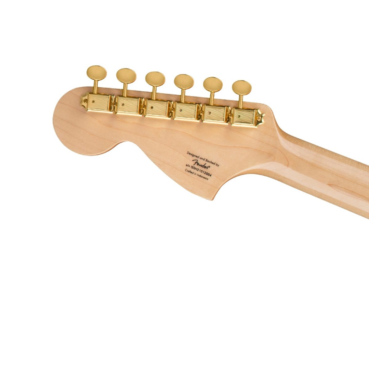 Squier - 40th Anniversary Stratocaster®, Gold Edition - Lake Placid Blue - 0379410502 NeckB
