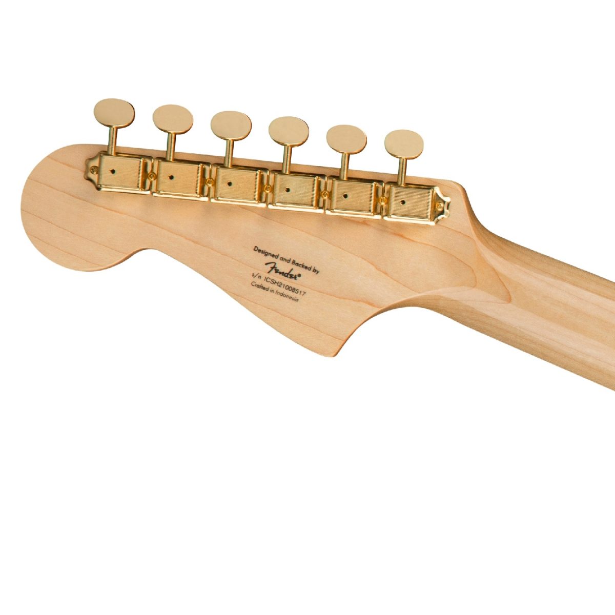 Squier - 40th Anniversary Jazzmaster®, Gold Edition - Lake Placid Blue - 0379420502 NeckB