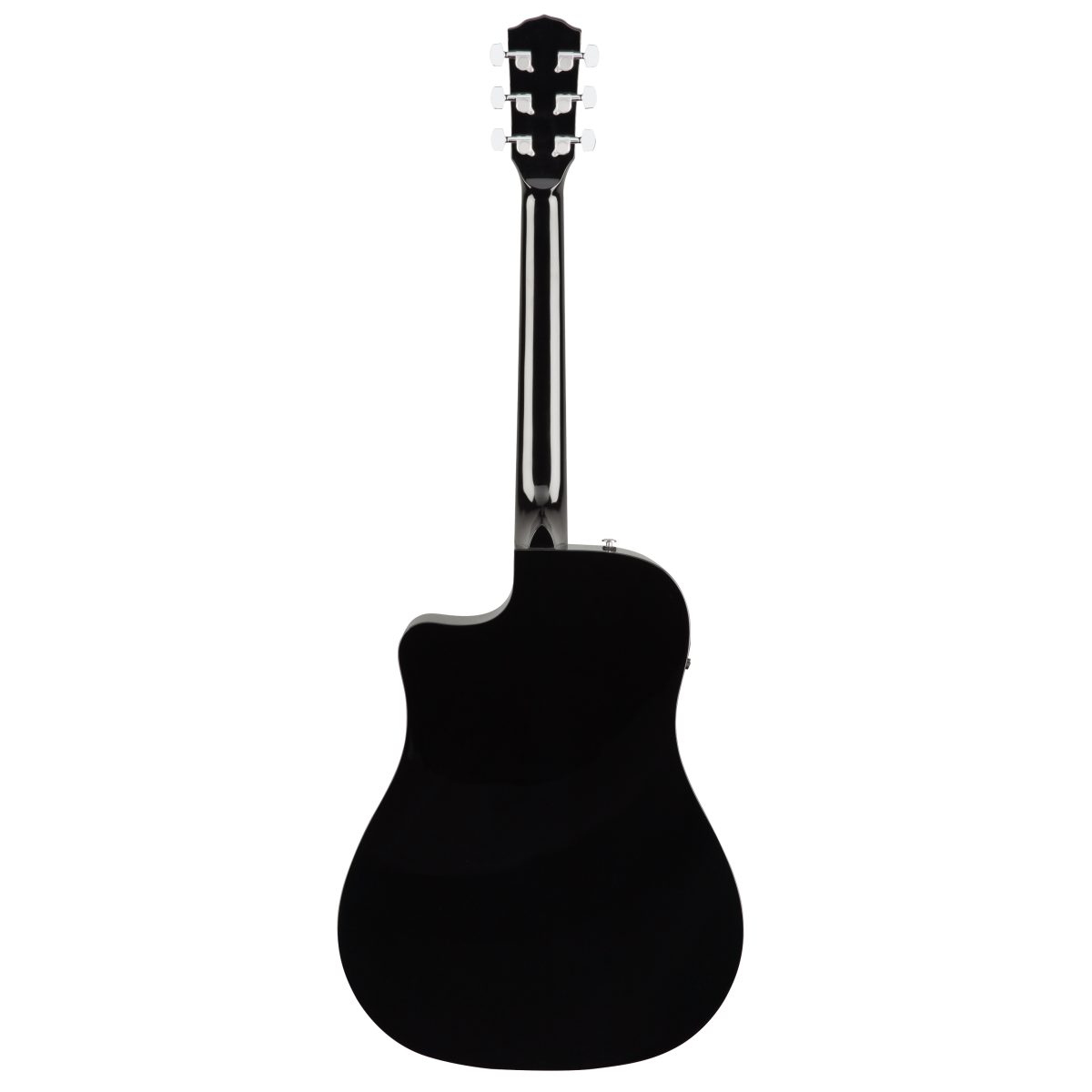 Fender - CD-60SCE Dreadnought Acoustic-Electric - Black #0970113006