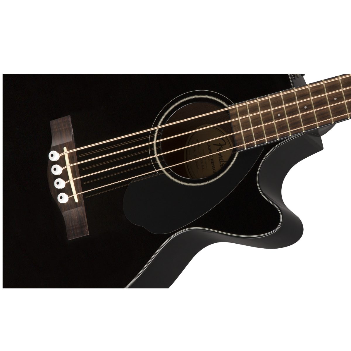 Fender - CB-60SCE Bass, Laurel Fingerboard, Black - 0970183006