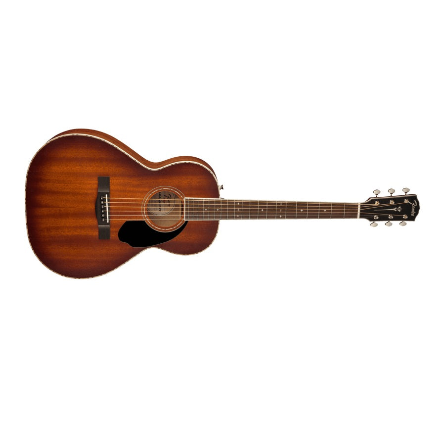 Fender - PS-220E Parlor All Mahogany - Aged Cognac Burst #0970320337