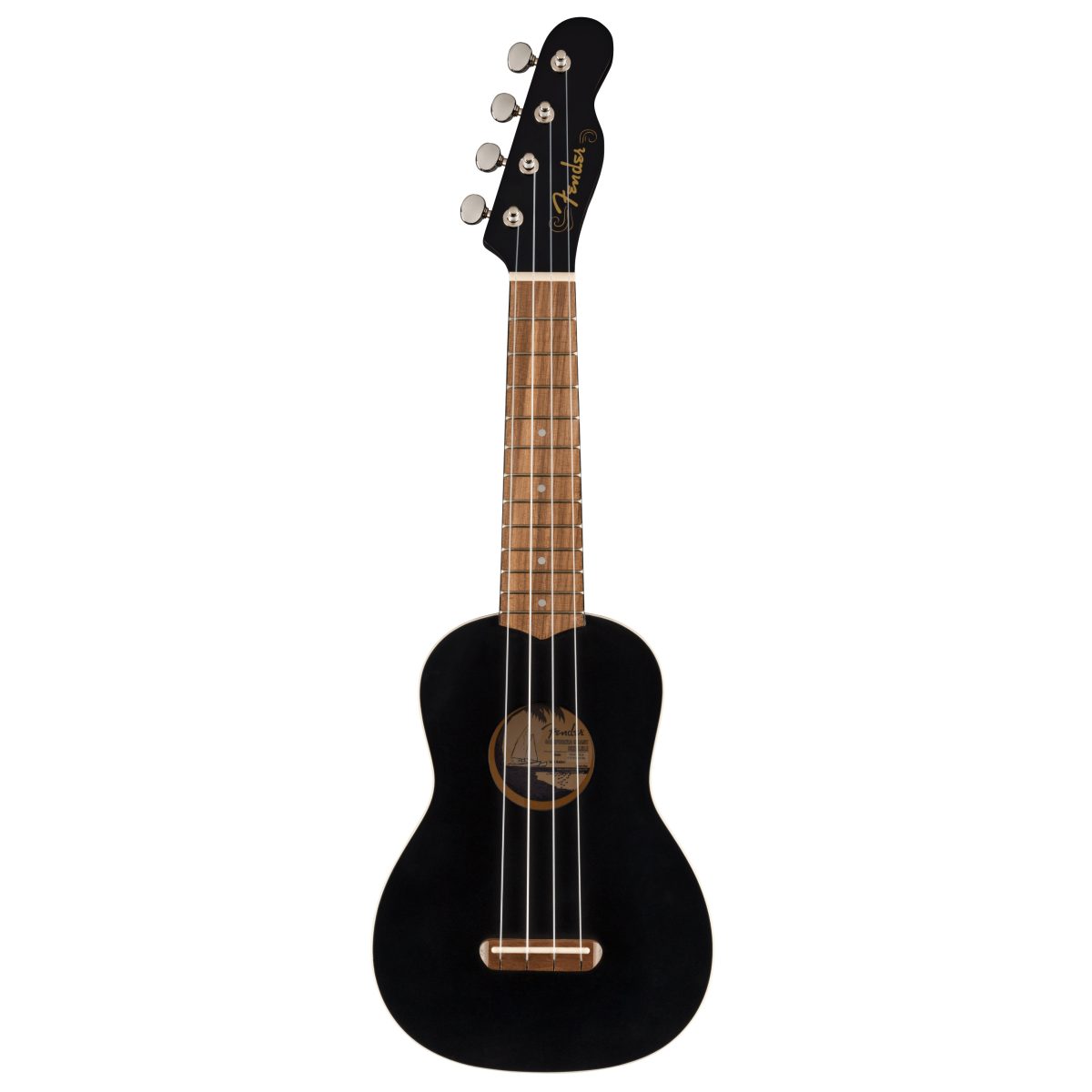 Fender - Venice Soprano Ukulele - Black #0971610706