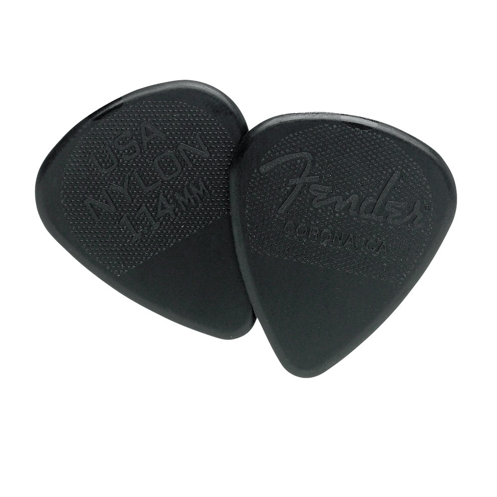 Fender - 12-Pack 1.14 mm Nylon Picks - Black #0986351950