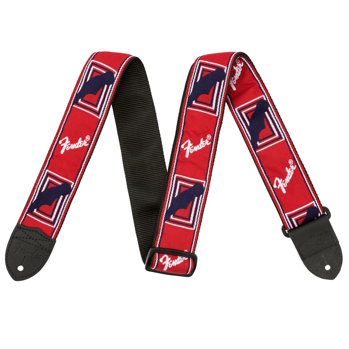 Fender - Red White and Blue Monogrammed Strap #0990682000 — 1