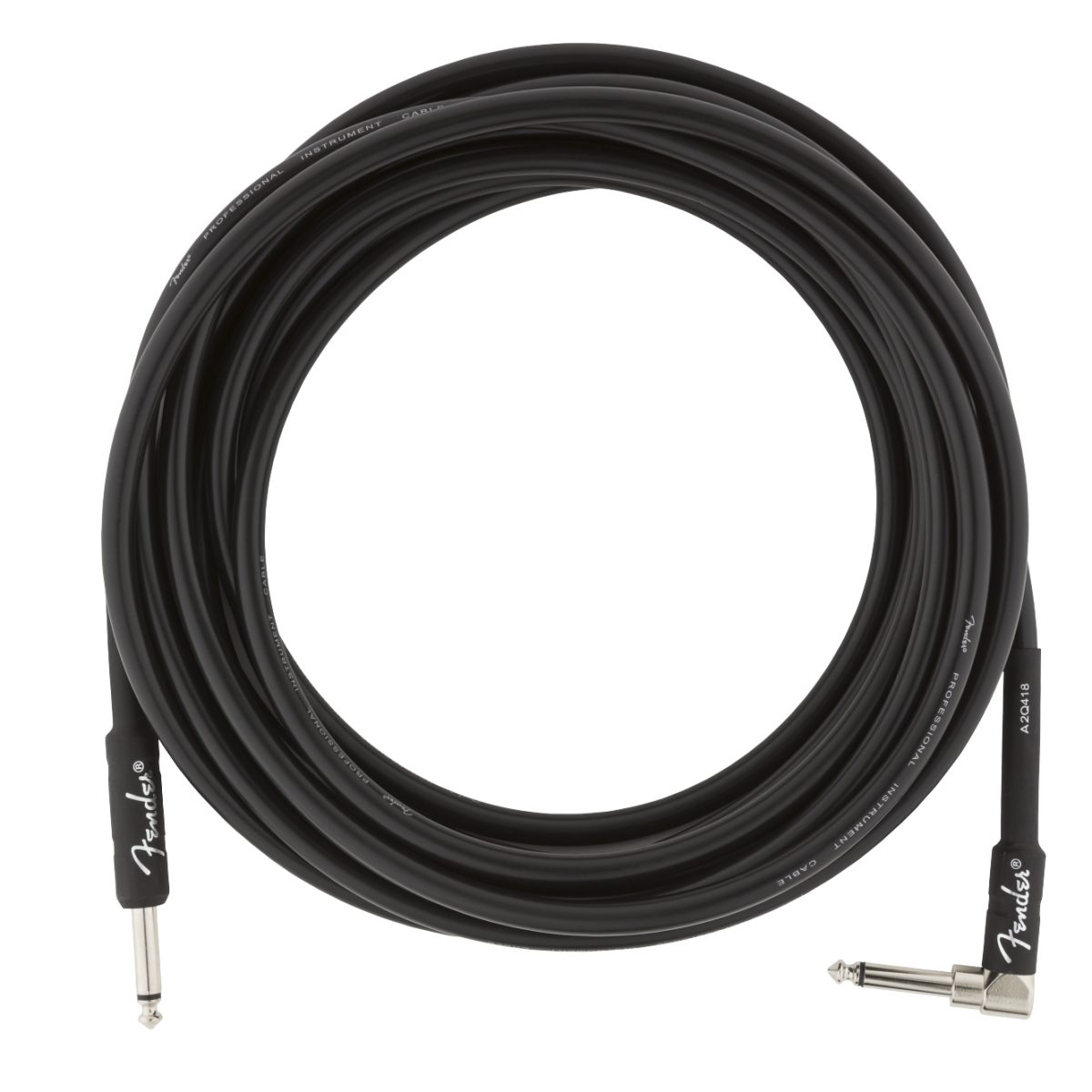 Fender Pro 18.6' Angle Instrument Cable Black - 0990820019