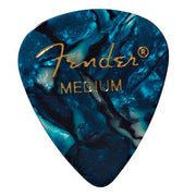 Fender – 12 Pack Medium Premium Celluloid Ocean Turquoise Picks