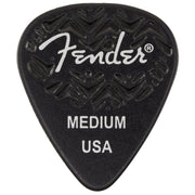 Fender – 6 Pack Medium Wavelength Celluloid Black Picks