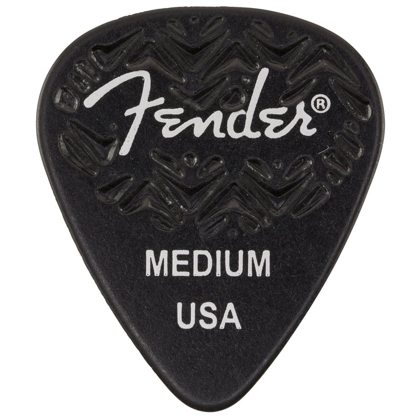Fender – 6 Pack Medium Wavelength Celluloid Black Picks