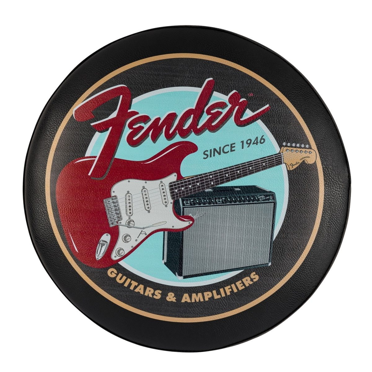 Fender - Barstool Guitars & Amps Pick Pouch - Black Top