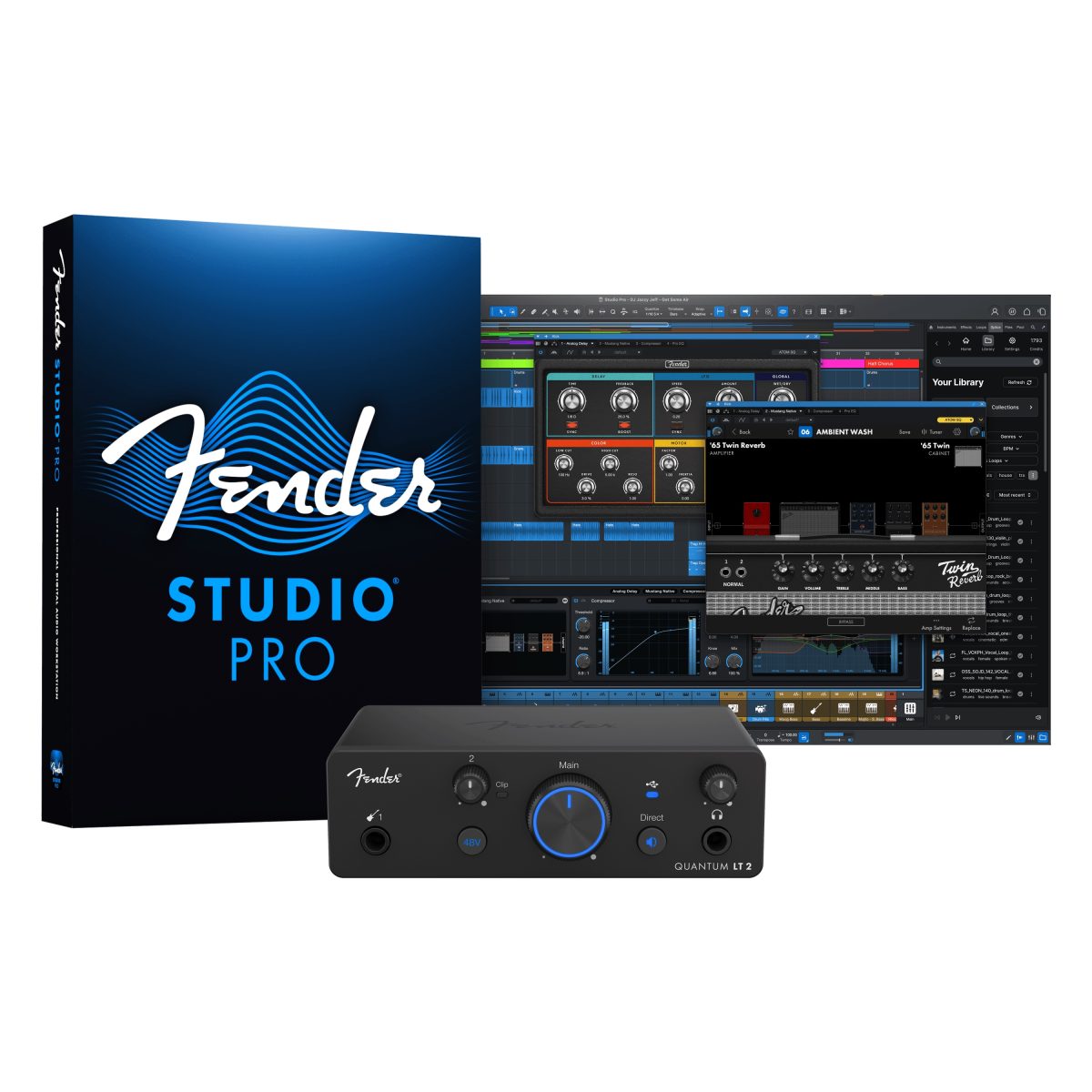 Fender - Quantum LT 2 USB-C Audio Interface #2777700612 — 4