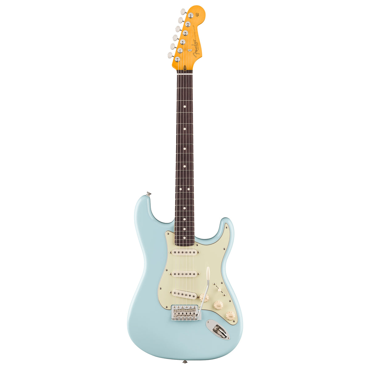 Fender - American Professional Classic Stratocaster Silent System Daphne Blue Limited