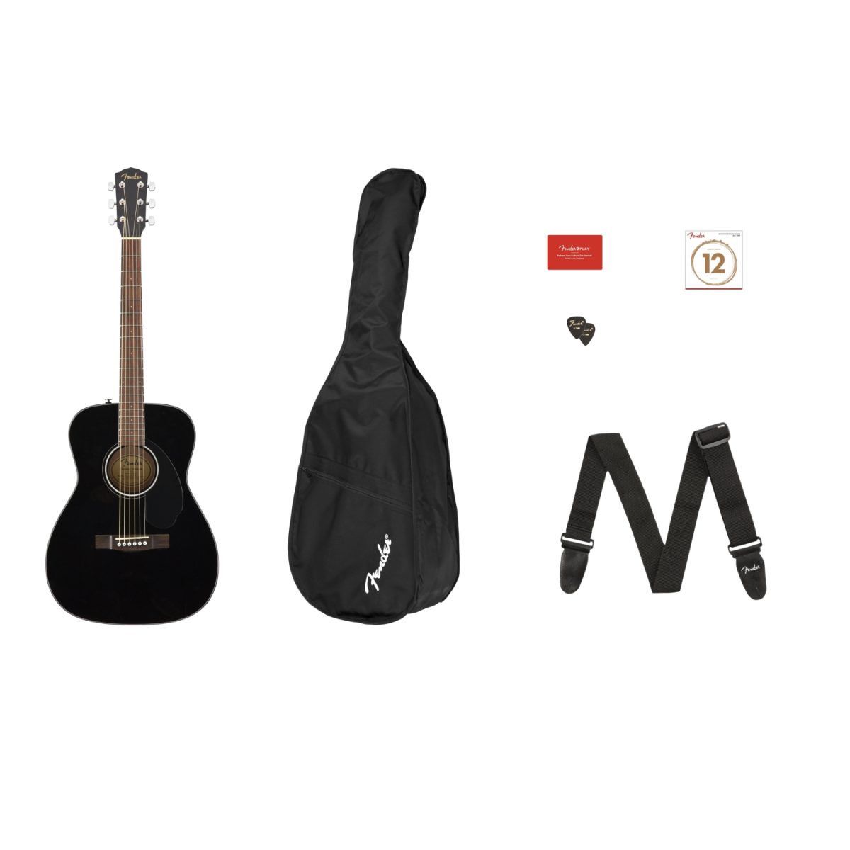 Fender - CC-60S Concert Pack V2 – Black - 0970150406