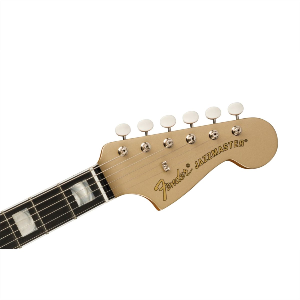 Fender - Gold Foil Jazzmaster, Ebony Fingerboard - Shoreline Gold-head2